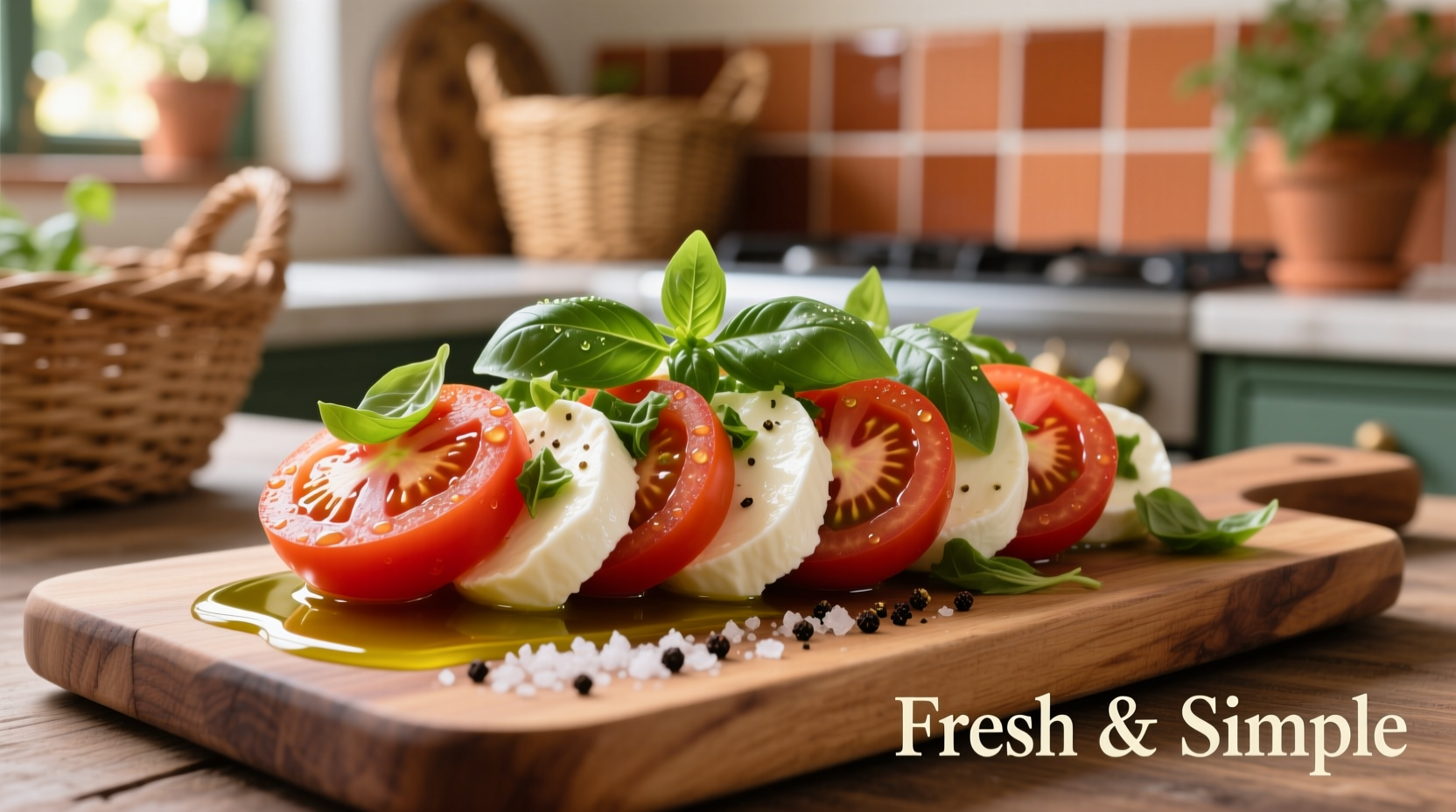 Perfect Tomato Mozzarella Basil Appetizer Recipe in 15 Minutes