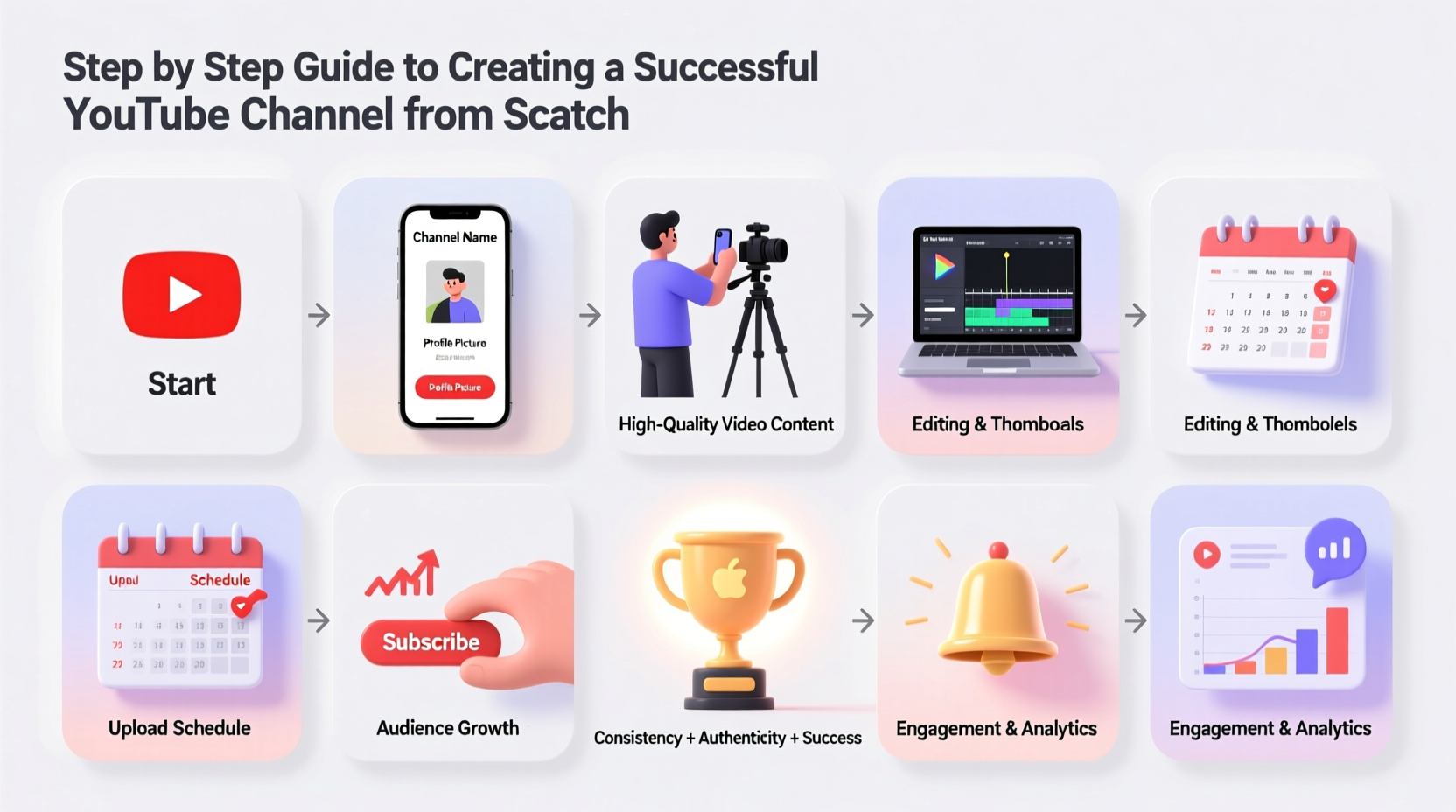 step by step guide to creating a successful youtube channel from scratch 2