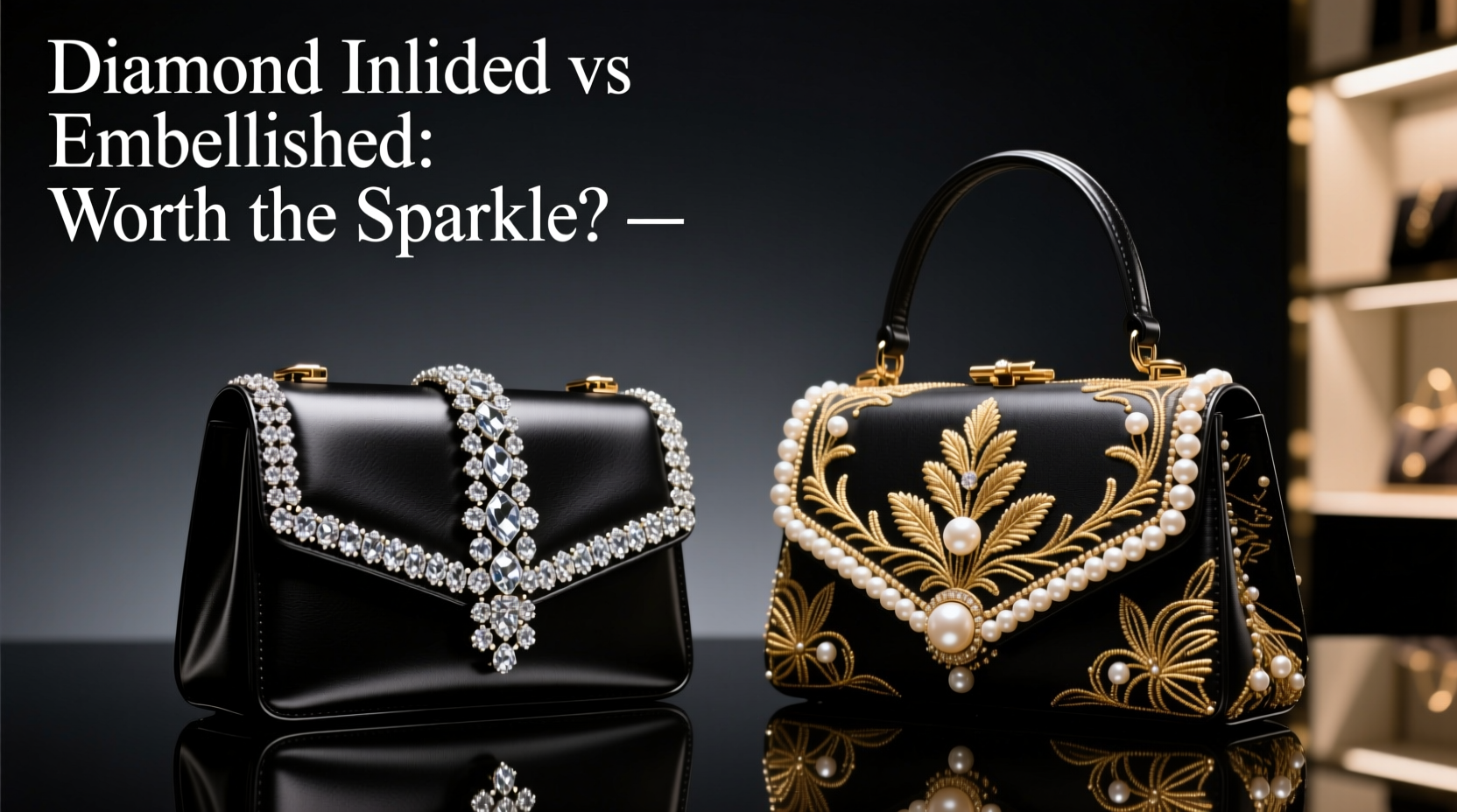 diamond inlaid vs embellished bags are the extra sparkles worth it or is it just hype