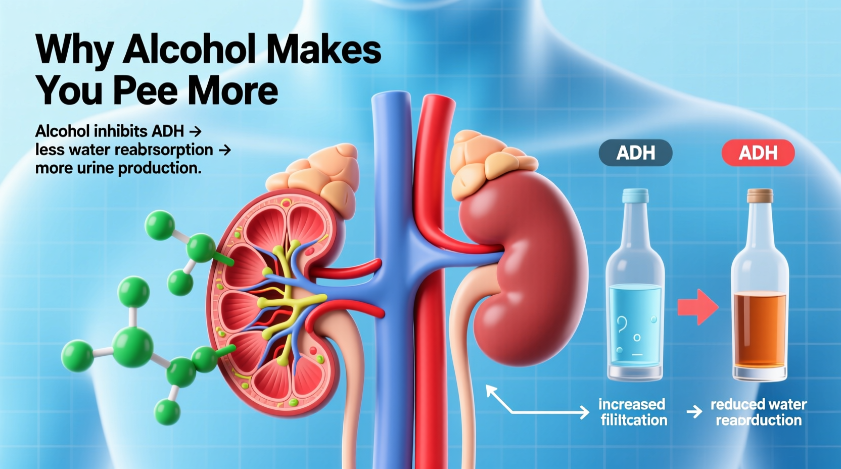 peeing more after alcohol why does alcohol make you pee so much