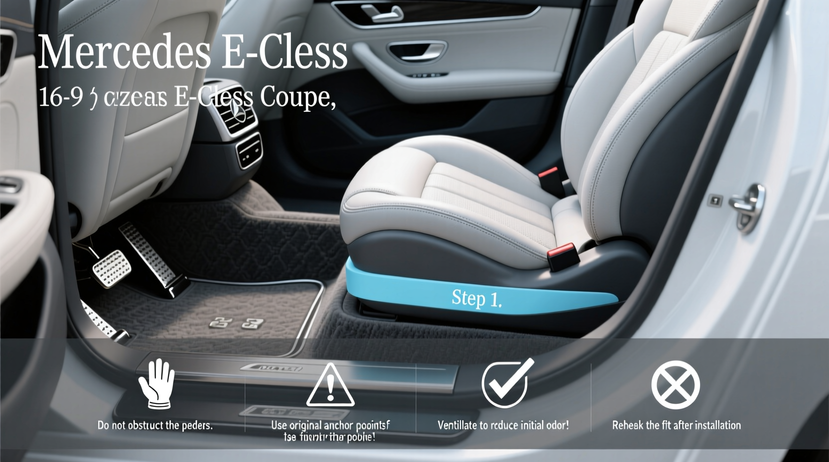 child car seat for mercedes e class coupe
