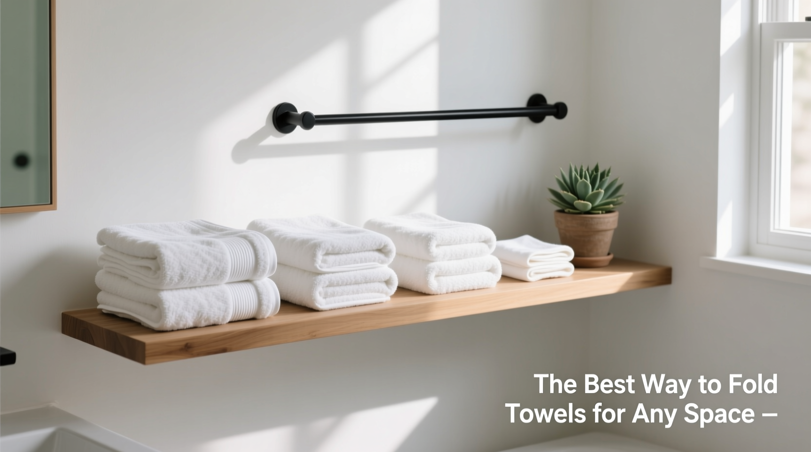 easy and neat the best way to fold towels for any space