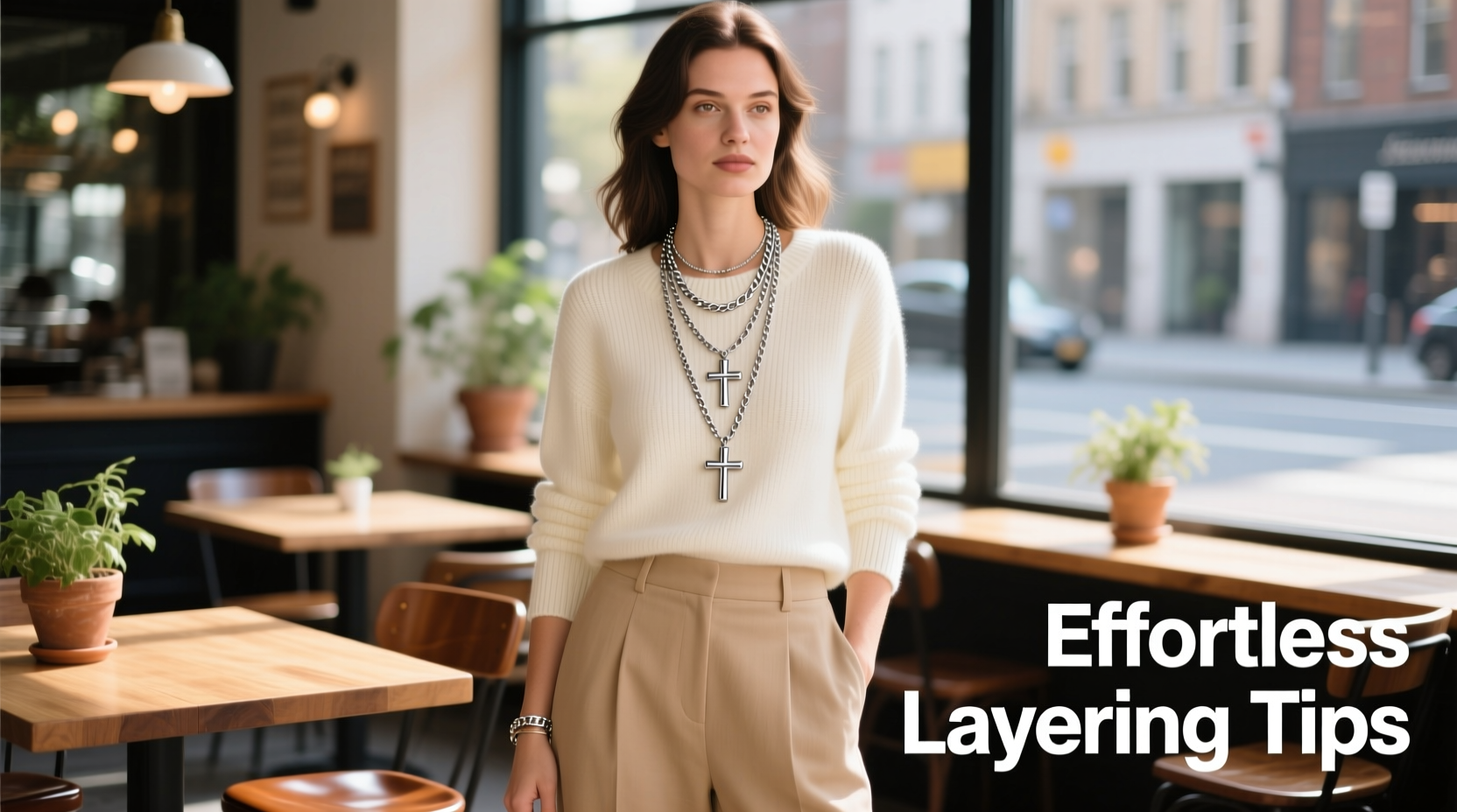 effortless tips for styling multi layer cross necklaces with everyday outfits