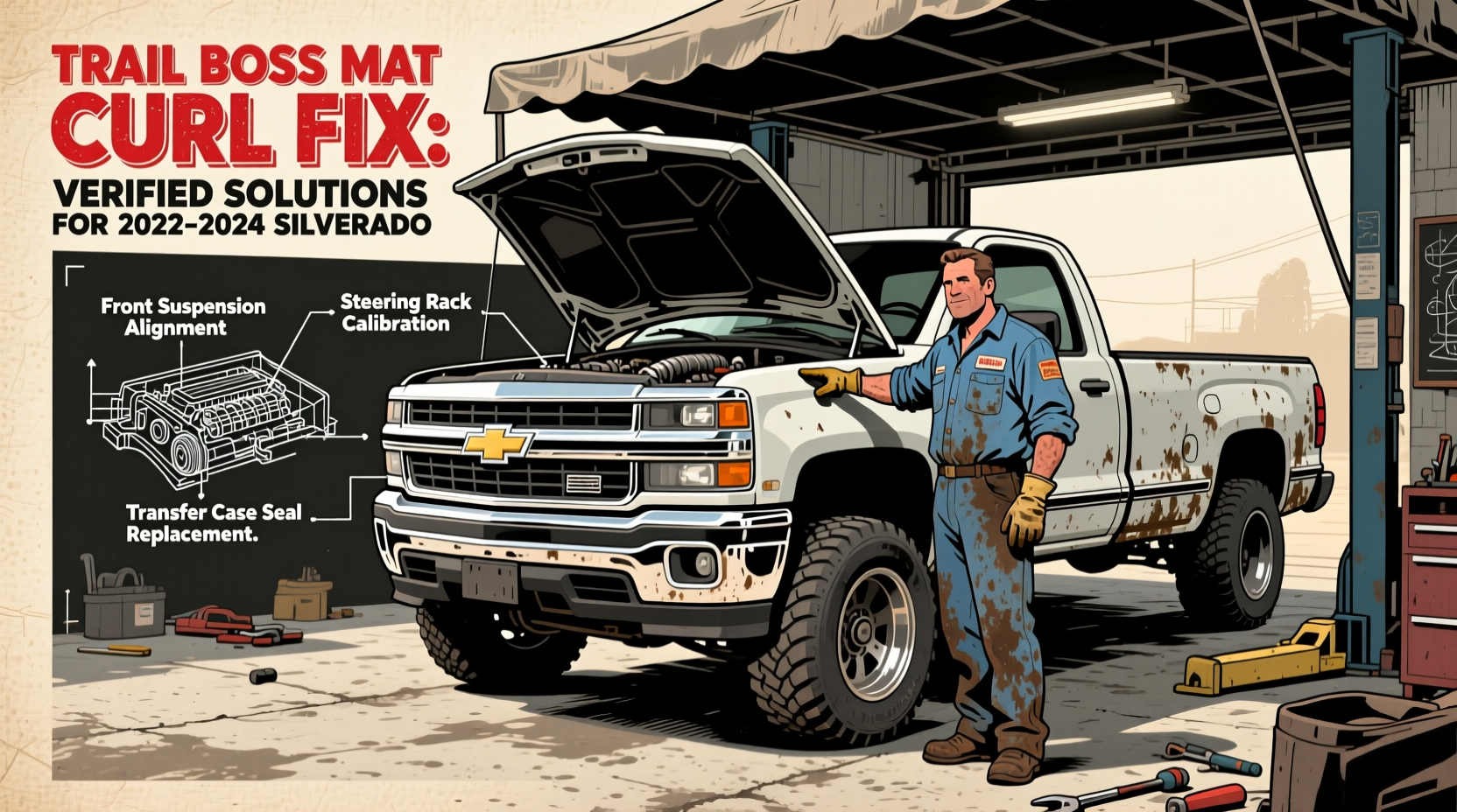 trail boss mat curl fix