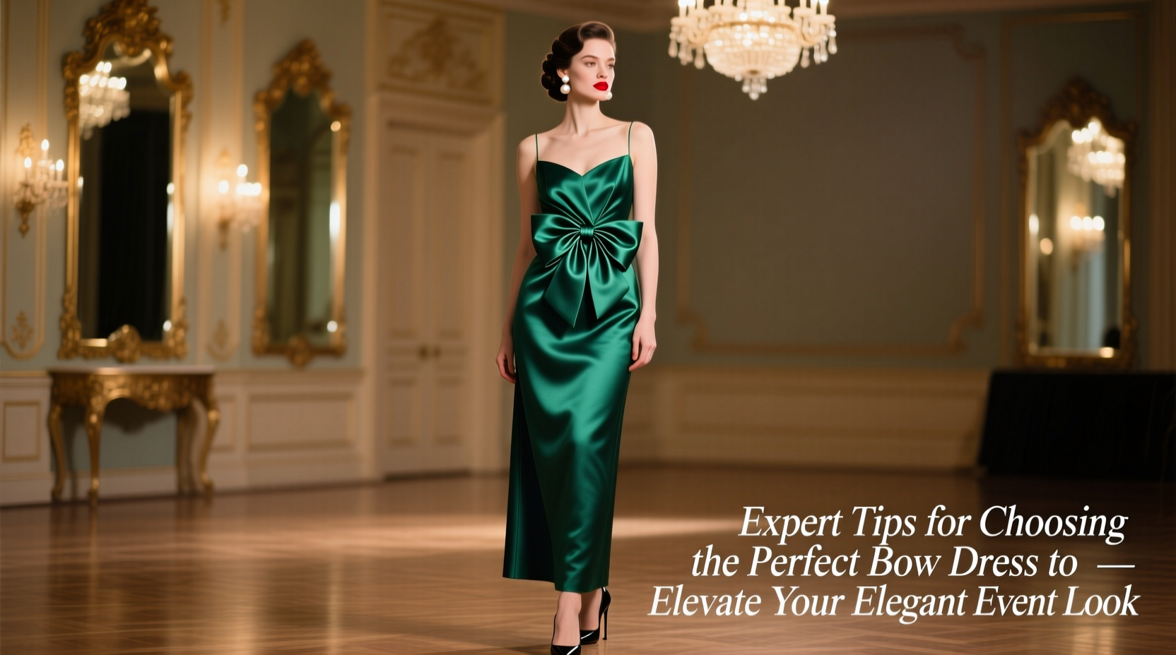 expert tips for choosing the perfect bow dress to elevate your elegant event look