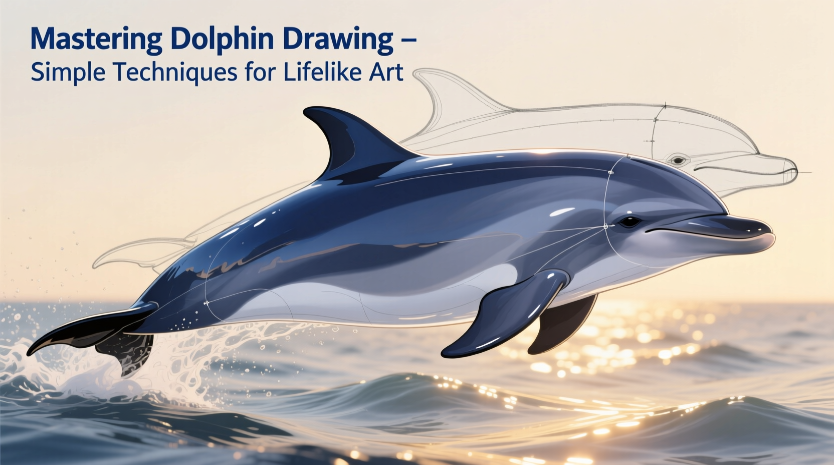 mastering dolphin drawing simple techniques for creating lifelike dolphin art