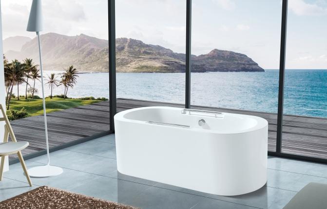 Flare 1800*750 modern double ended standard bathtubs