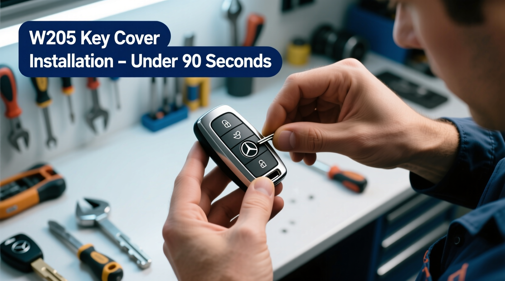 w205 key cover install