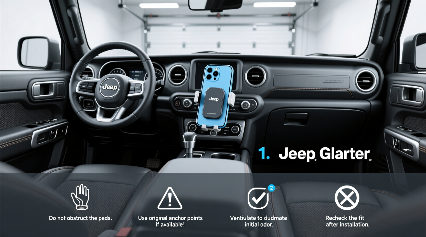 Jeep Gladiator Cell Phone Mount Buying Guide: How to Choose