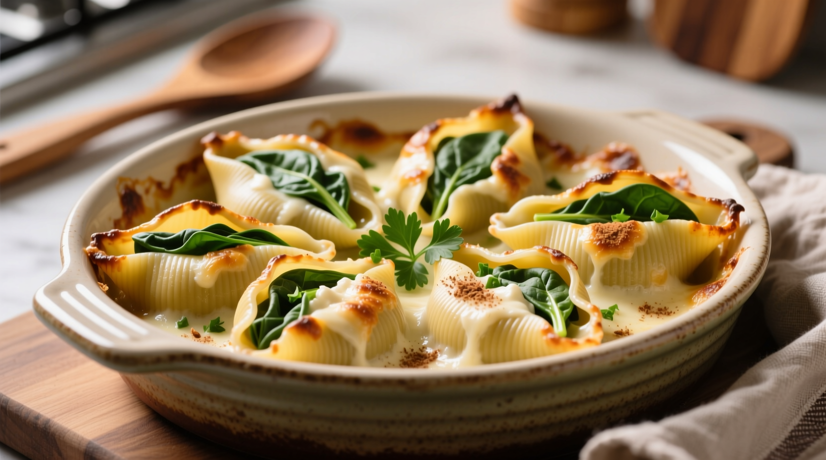 Perfect Spinach Ricotta Stuffed Shells Recipe & Techniques