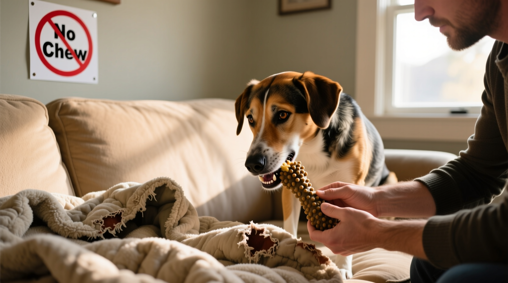 effective strategies to stop your dog from chewing on comforters and blankets