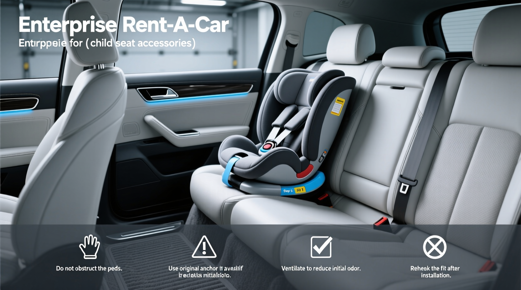 enterprise rent a car child seats