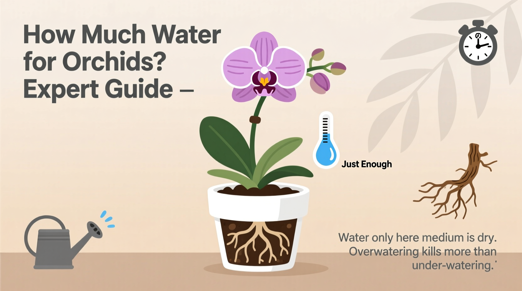 how much water for orchids