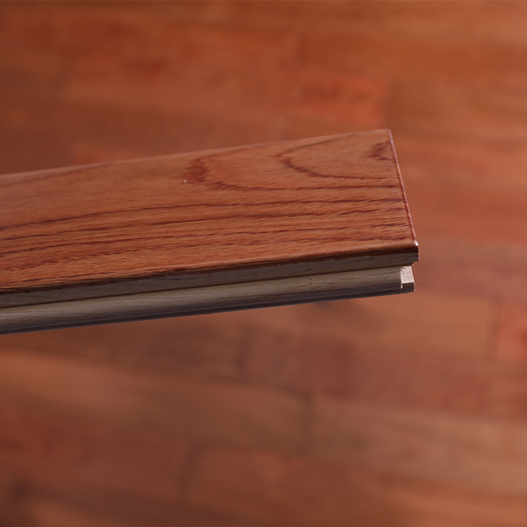 18mm Natural Solid Wood Smooth UV Lacquered Oak Hardwood Flooring