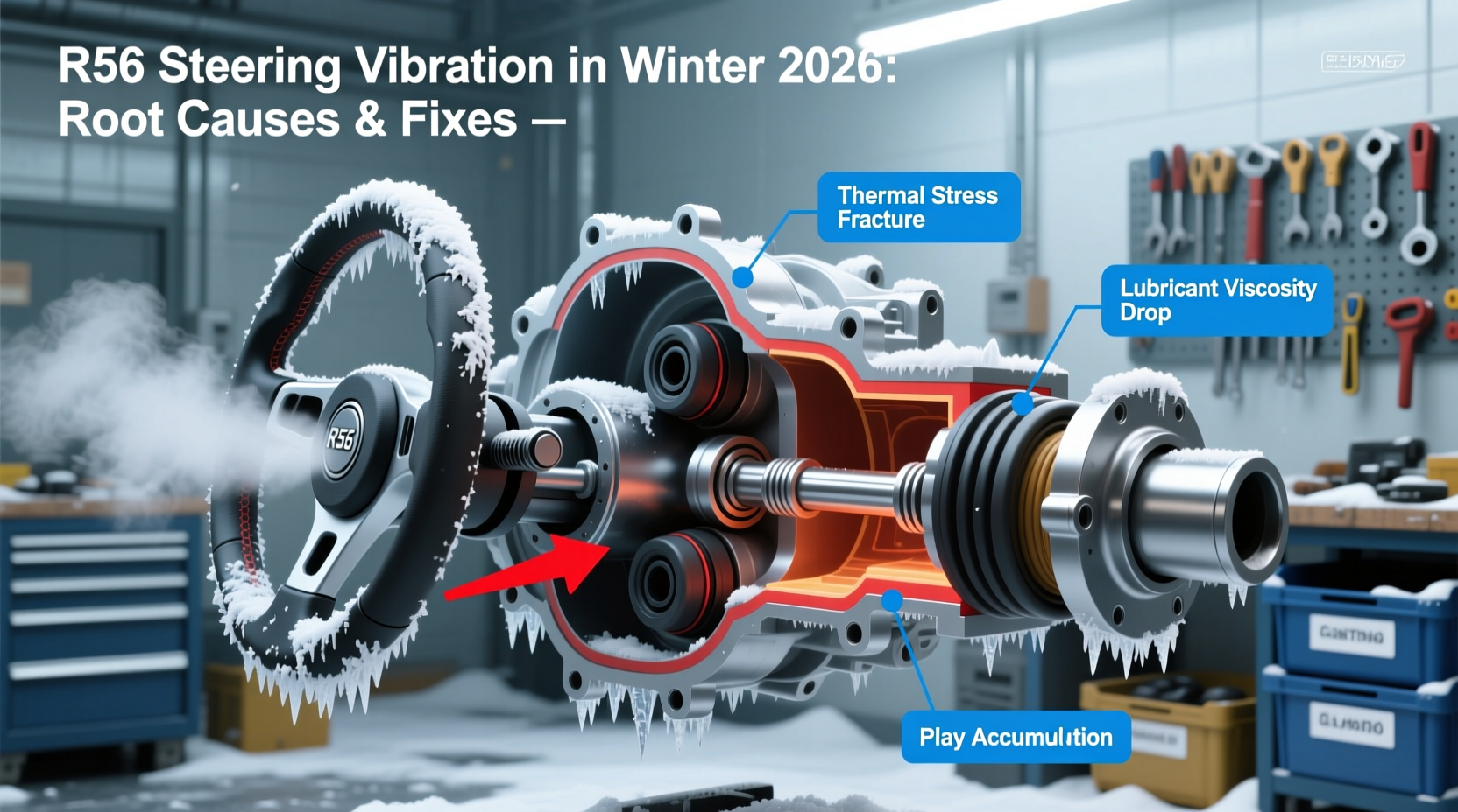 r56 steering vibration winter 2026