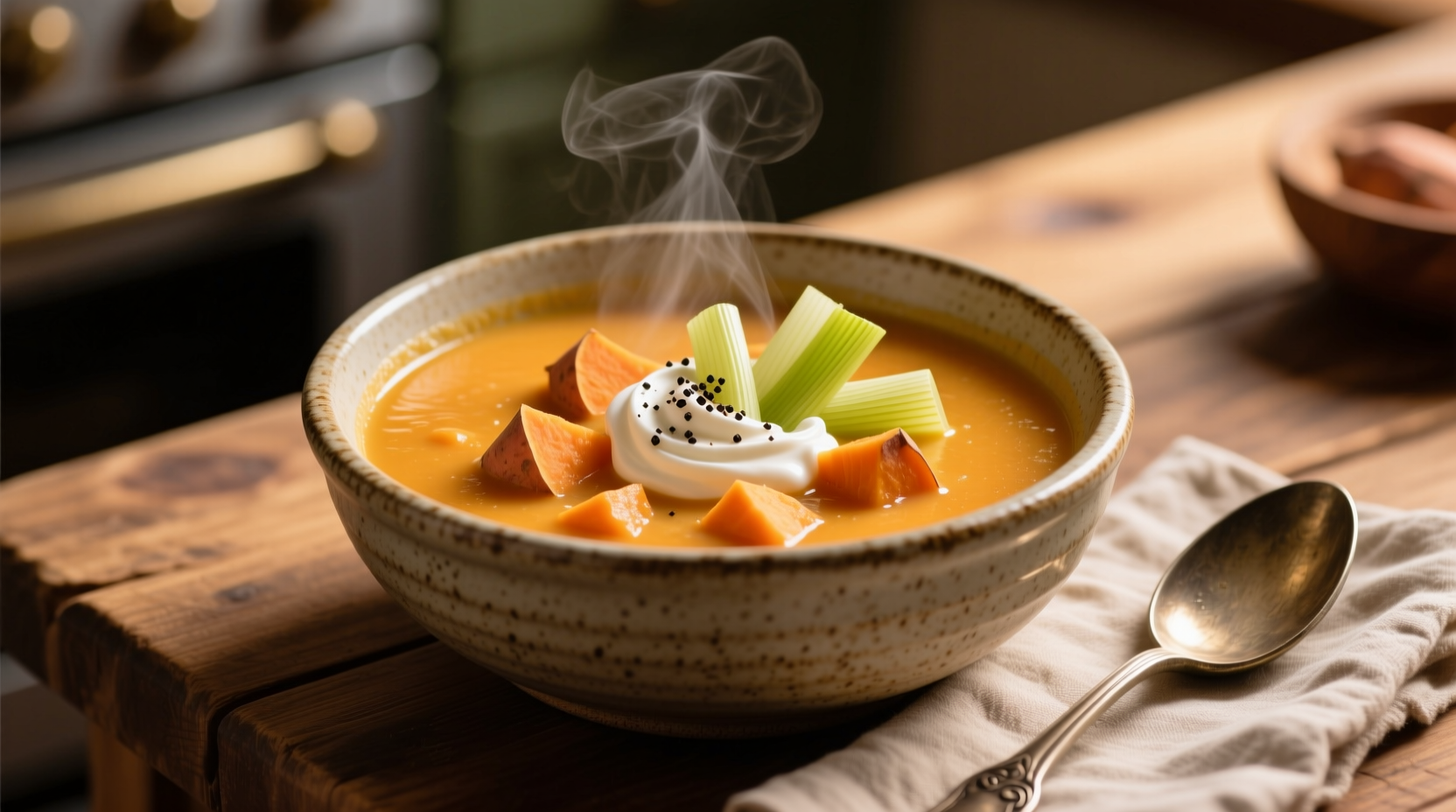 sweet potato leek soup