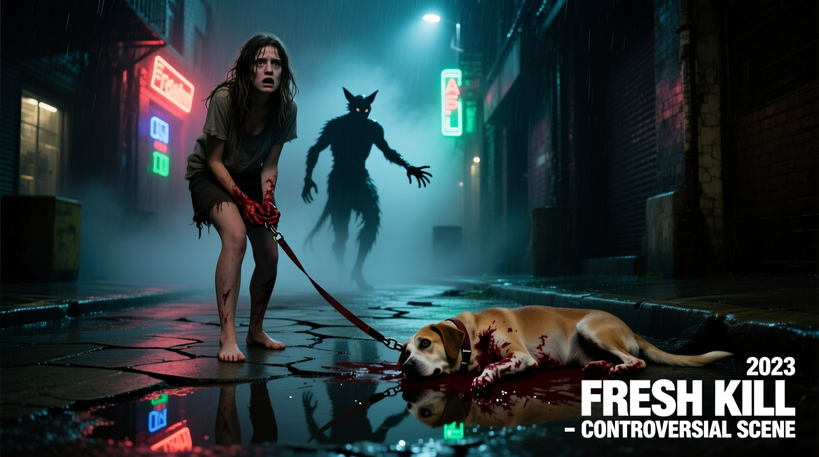 why did fresh kill the dog movie plot controversial scene