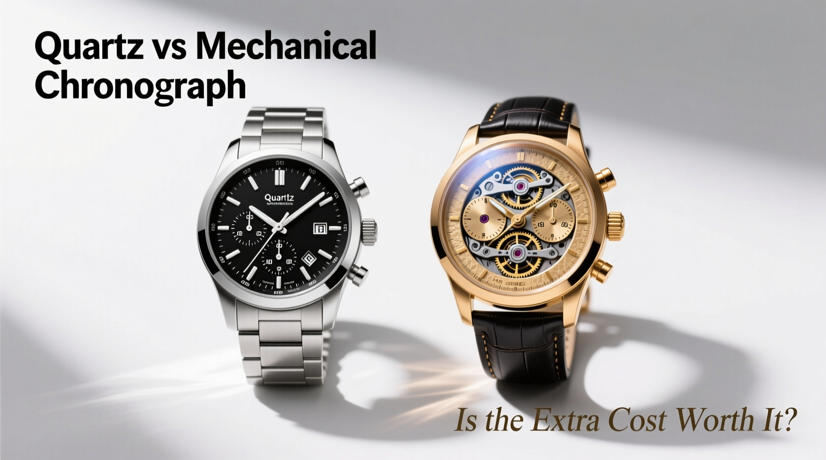 quartz chronograph vs mechanical chronograph is the extra cost of mechanical worth it