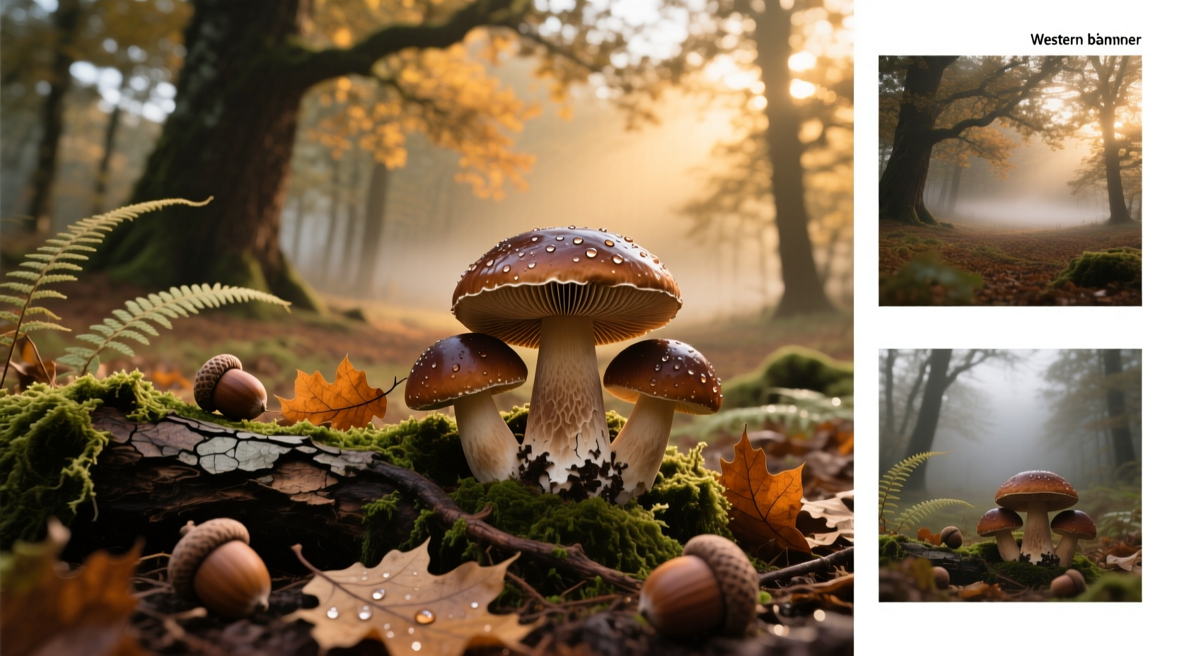 acorn mushroom guide craft, forage cook