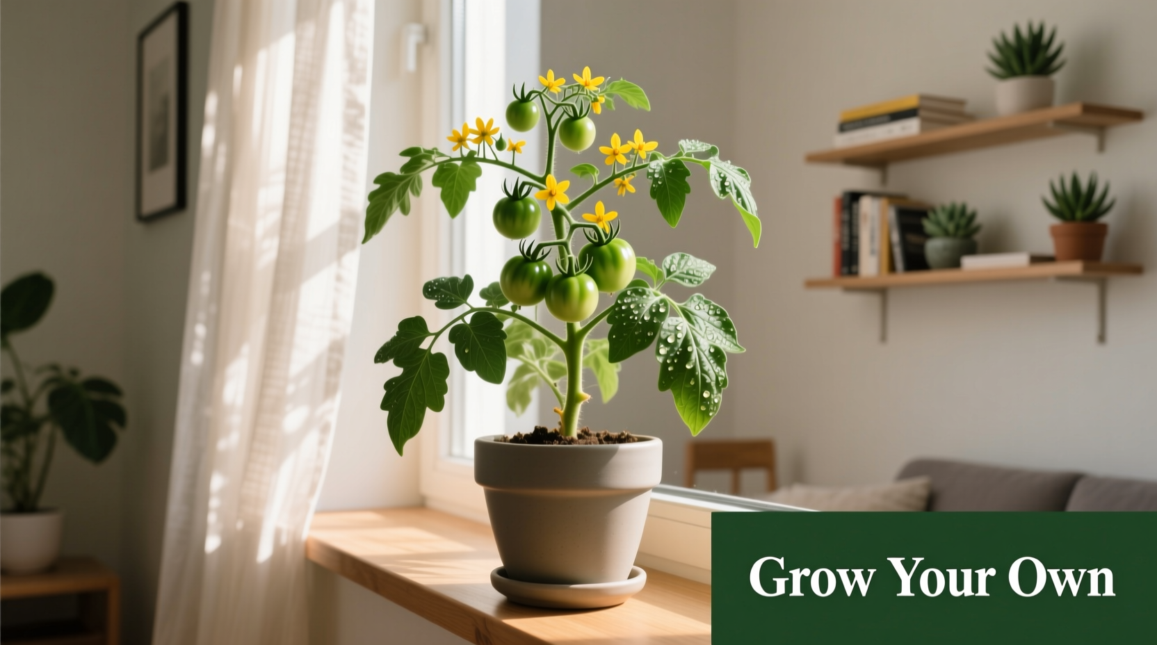 indoor tomato plant