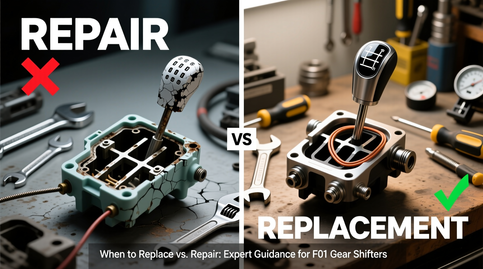 f01 gear shifter replace vs repair