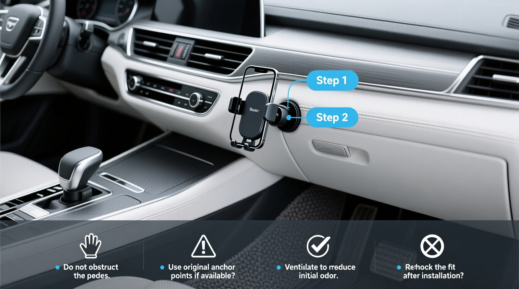 How to Choose Attach a Suction Cup Phone Mount to a Dashboard
