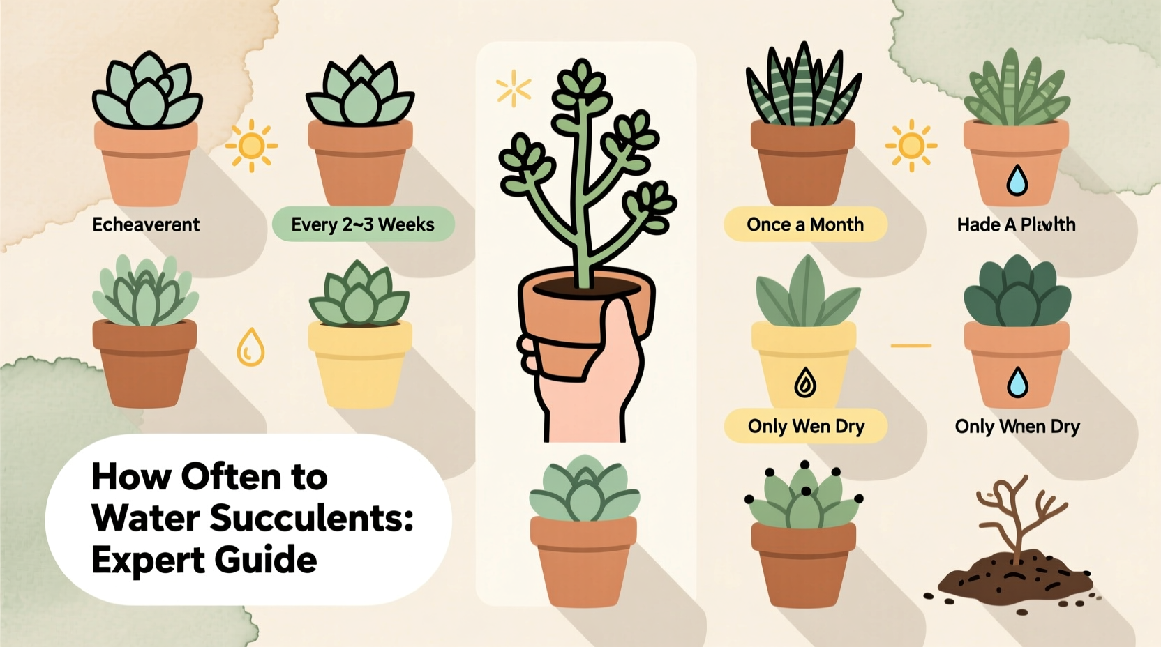 how often do you need to water a succulent plant