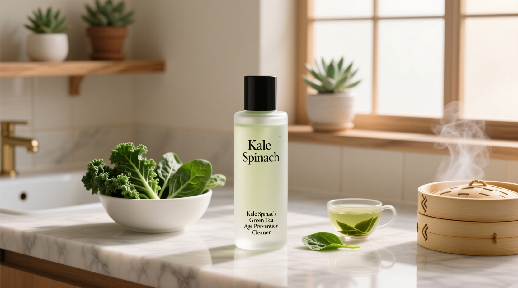 Kale Spinach Green Tea Cleanser: Anti-Aging Facts Revealed