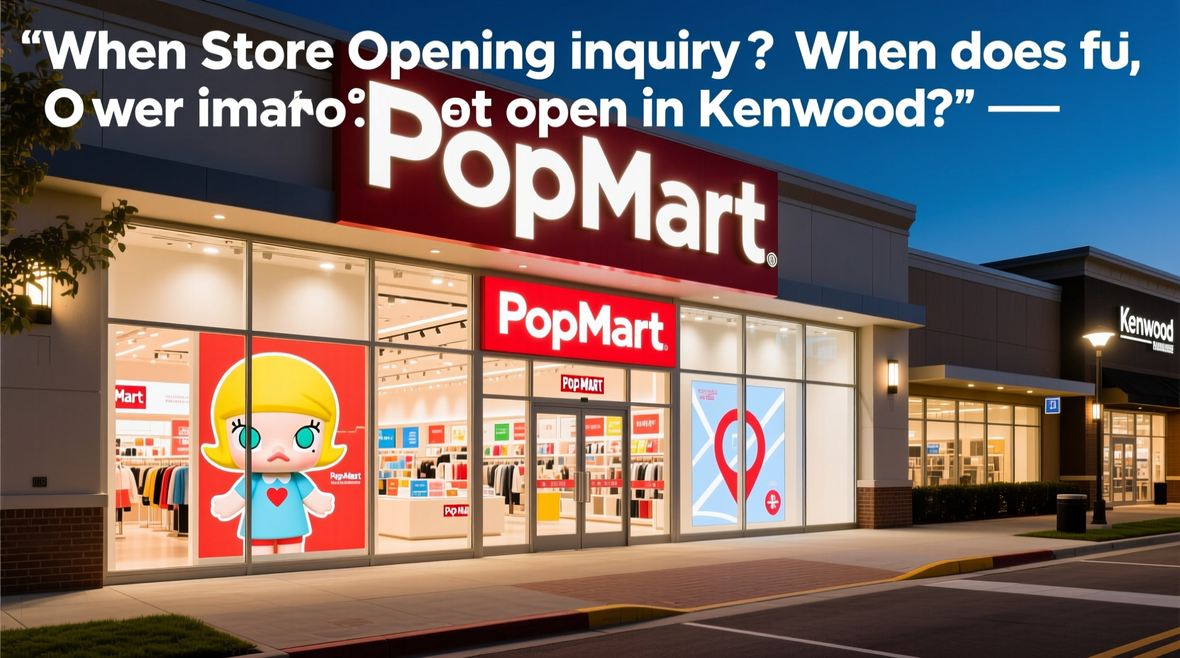 when does popmart open in kenwood