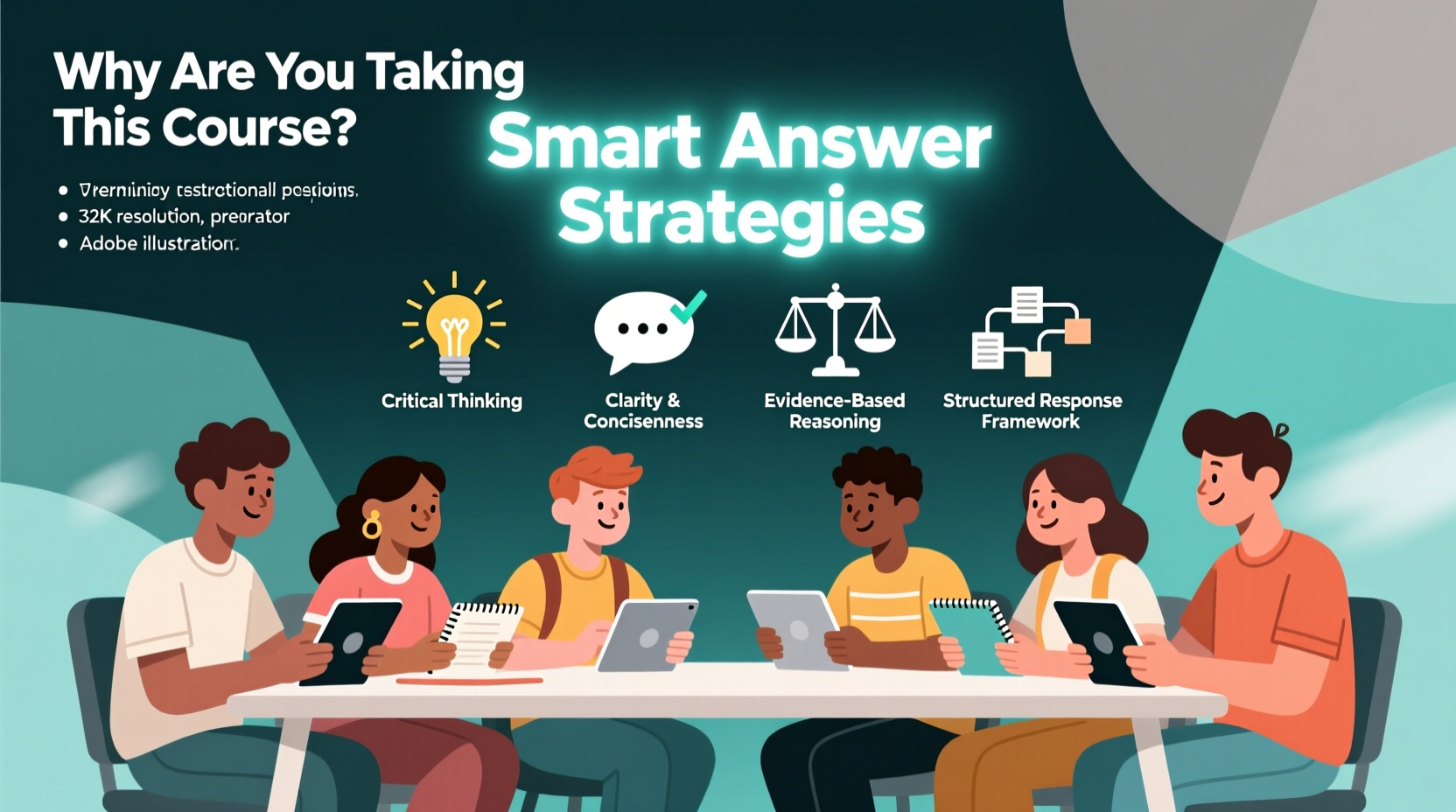 why are you taking this course smart answer strategies