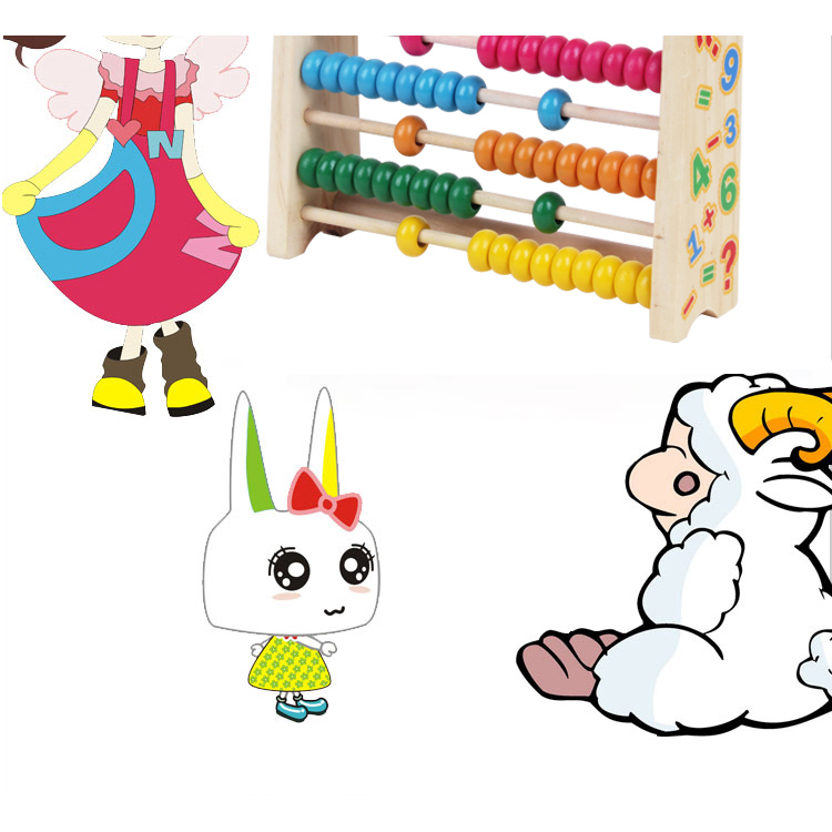 Amazon Best Selling Colorful Calculating Frame Toy New Design Developing Kids Math Operating Ability Wooden Educational Toys