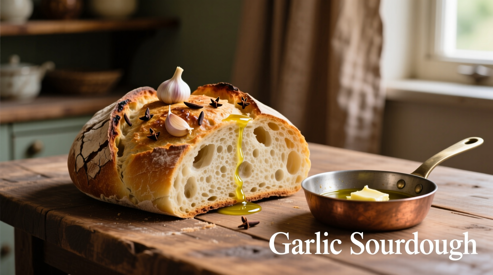 Garlic Sourdough Bread: Perfect Recipe & Science Explained