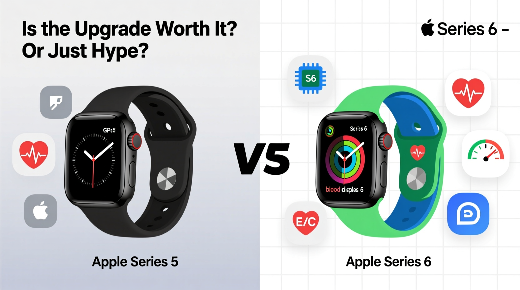 apple watch 5 vs 6 is upgrading really worth it or is it just hype