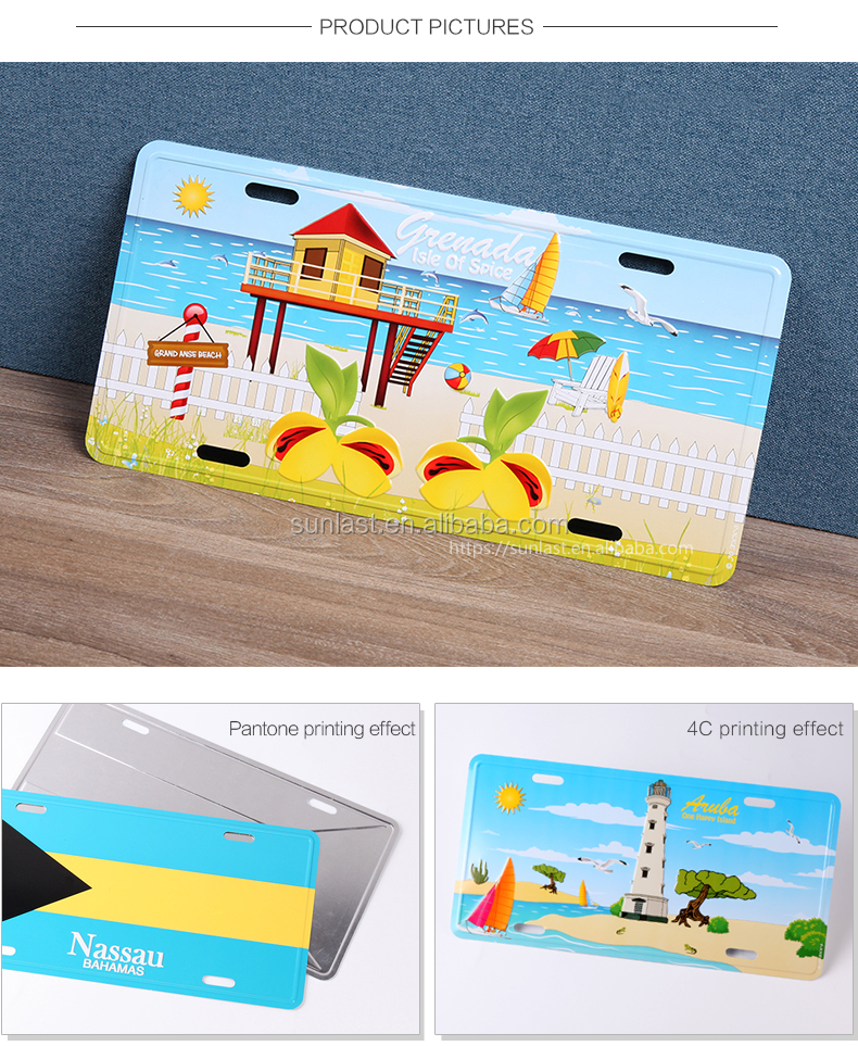 Custom USA European Retro car license plate for souvenir gift