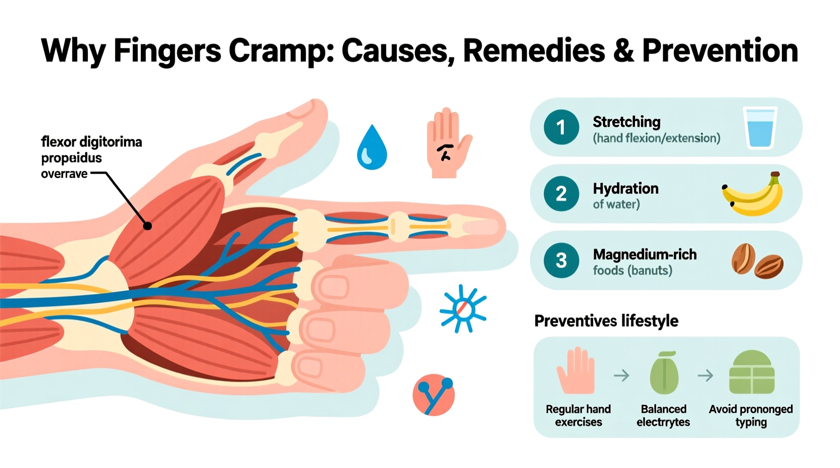why do fingers cramp up causes remedies and prevention