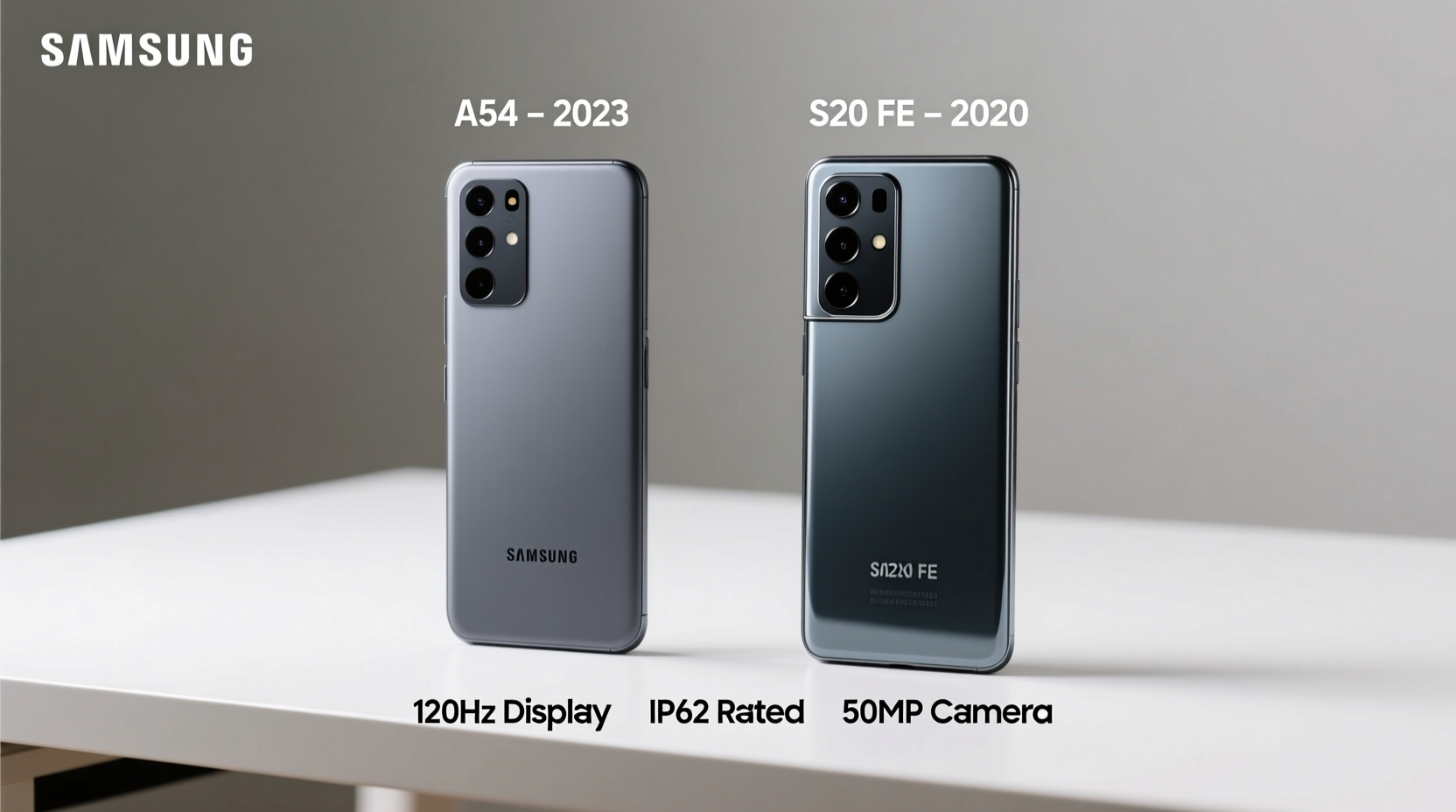 samsung a54 vs s20 fe is the newer model really an upgrade or just hype