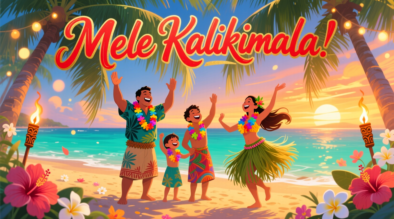 what is happy new year in hawaiian