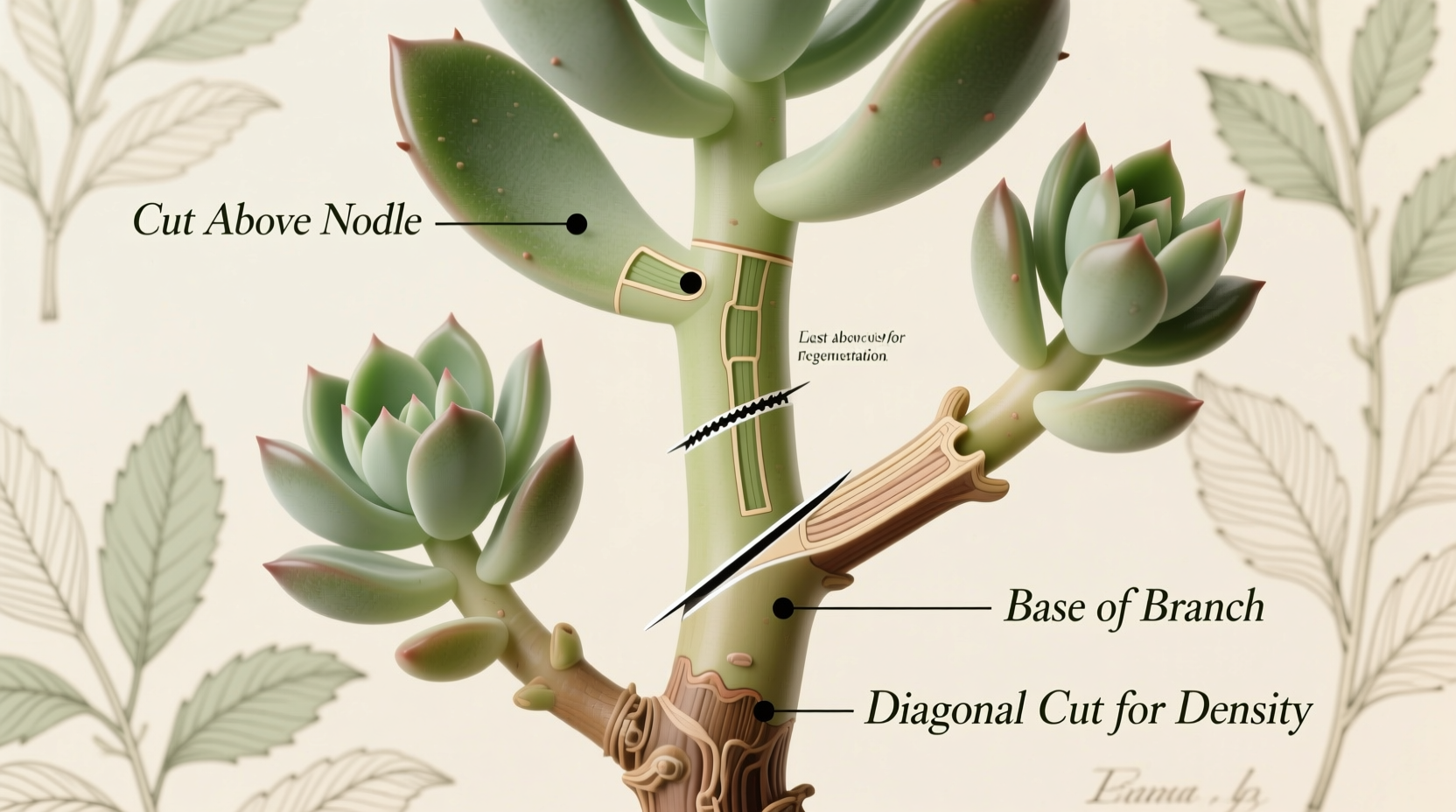 Where to Cut Jade Plant for Best Results