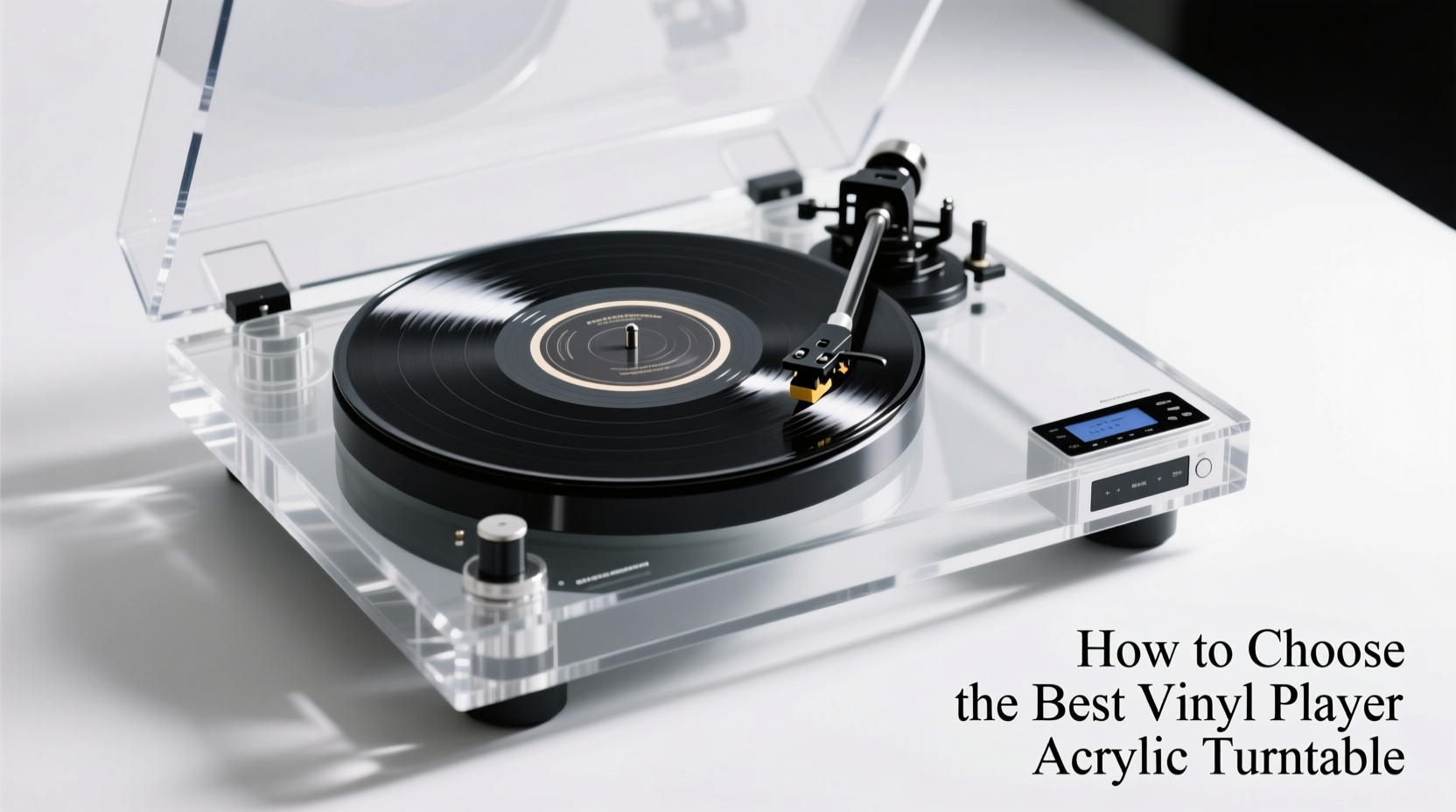 vinyl player acrylic