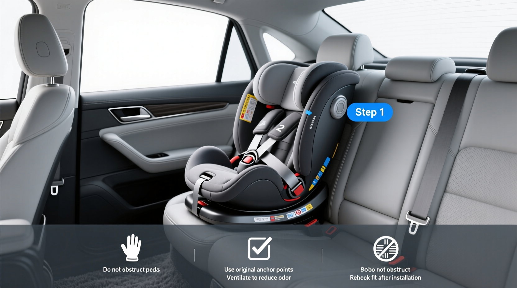 car with rear facing seats