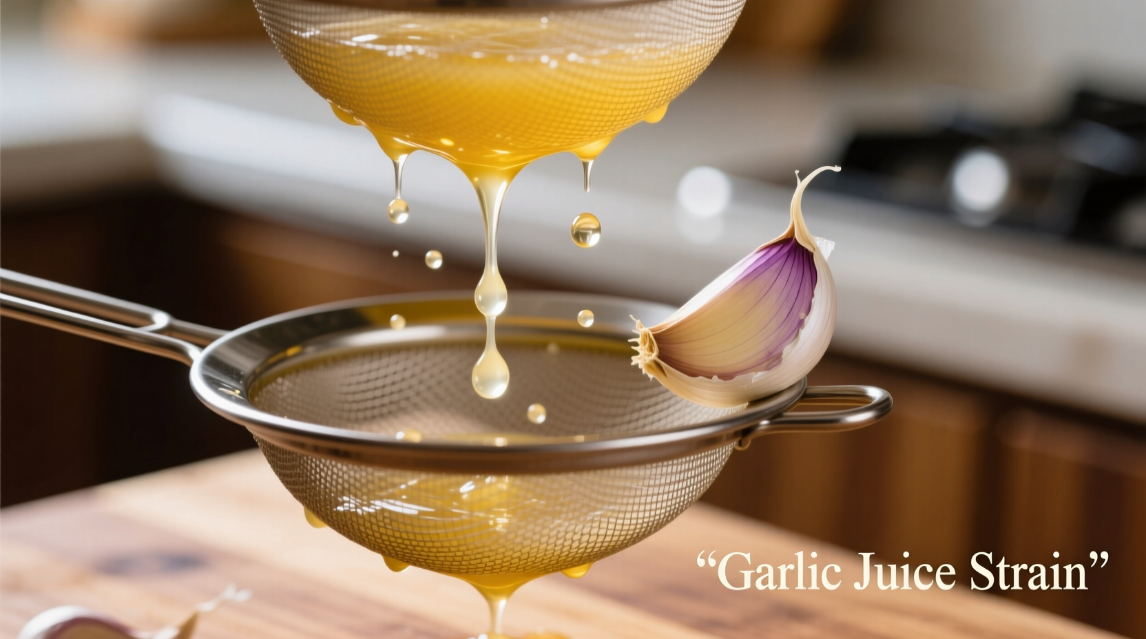 garlic juice strain