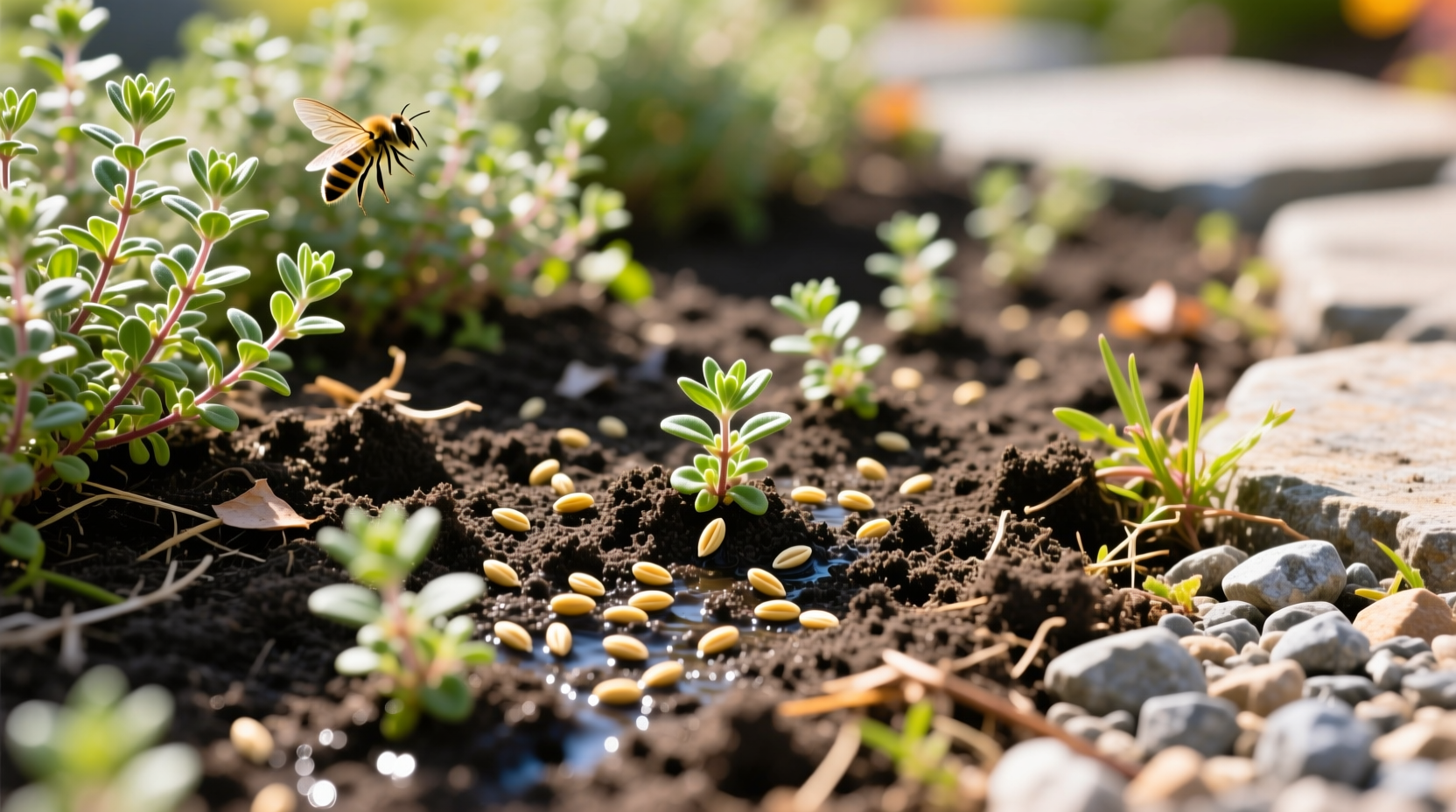 can i plant creeping thyme seeds directly in the ground
