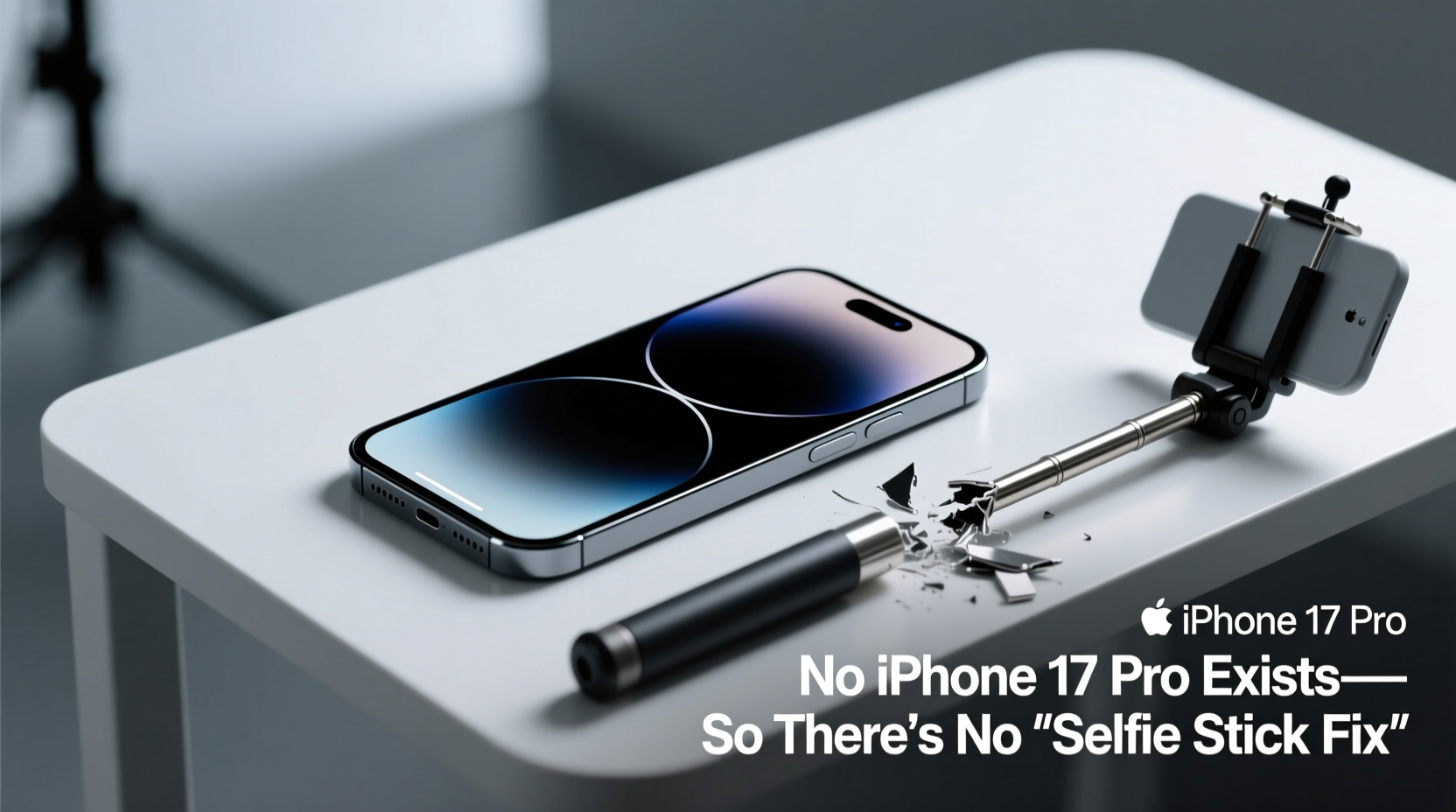 selfie stick iphone 17 pro fix