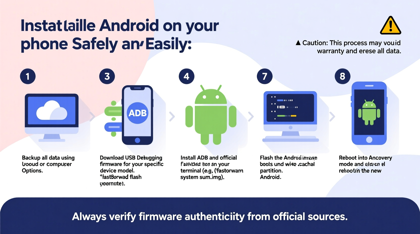step by step guide to installing android on your mobile phone safely and easily