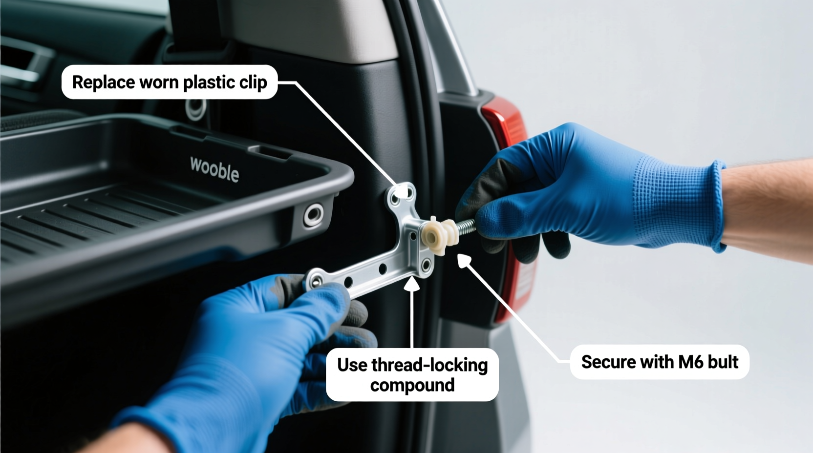 innova hycross seat tray wobble fix