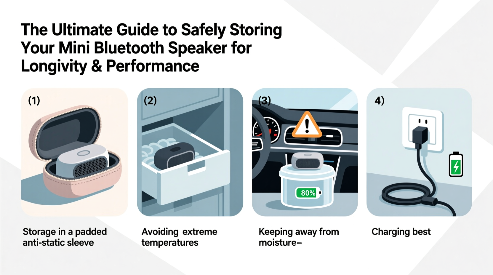the ultimate guide to safely storing your mini bluetooth speaker for longevity and performance
