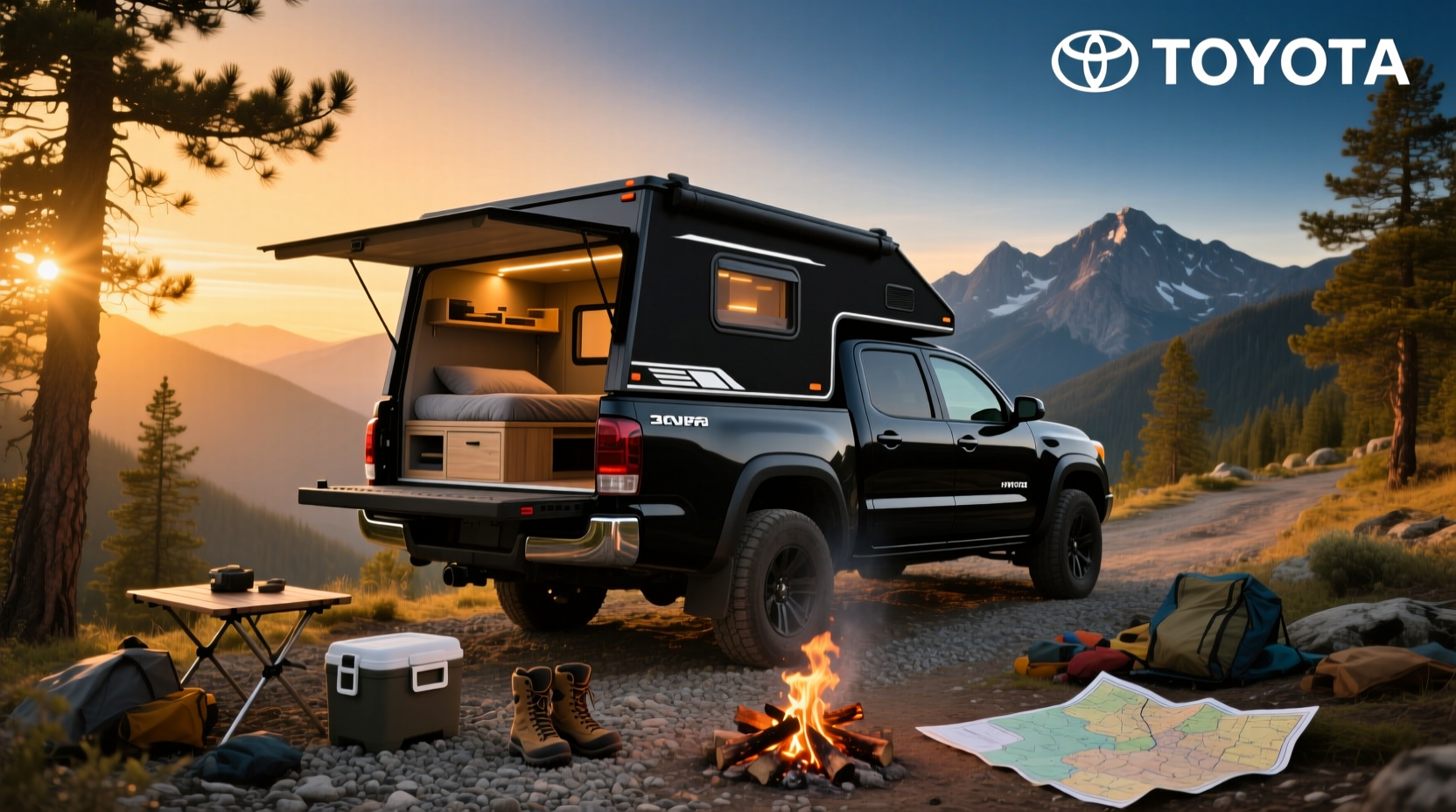 3rd gen tacoma camper shell guide