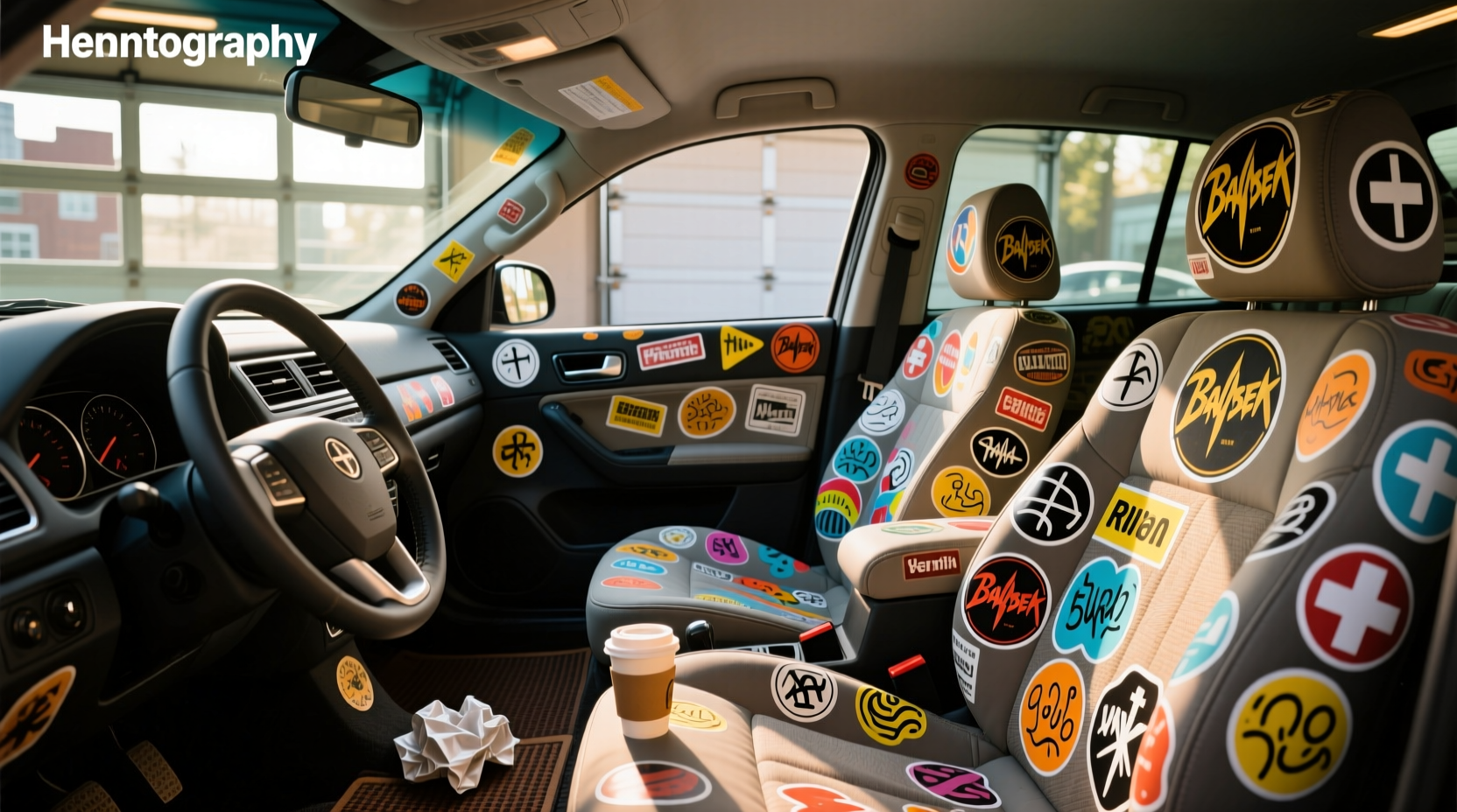 How to Apply Sticker Bomb Vinyl to Car Interior Surfaces