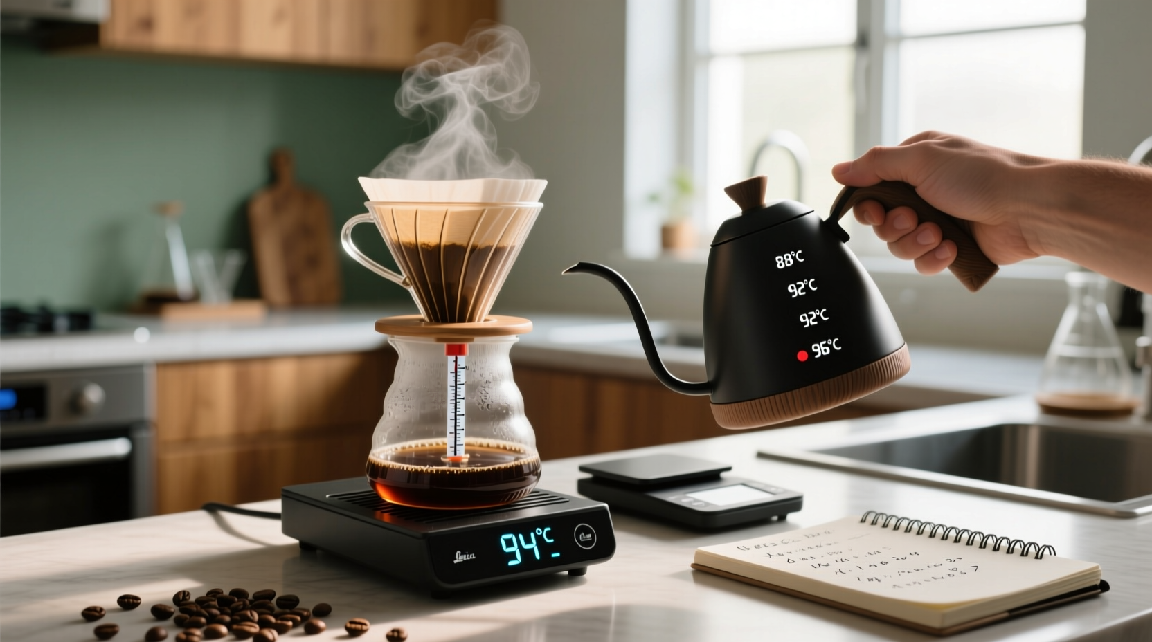 how much temperature actually matters when brewing coff