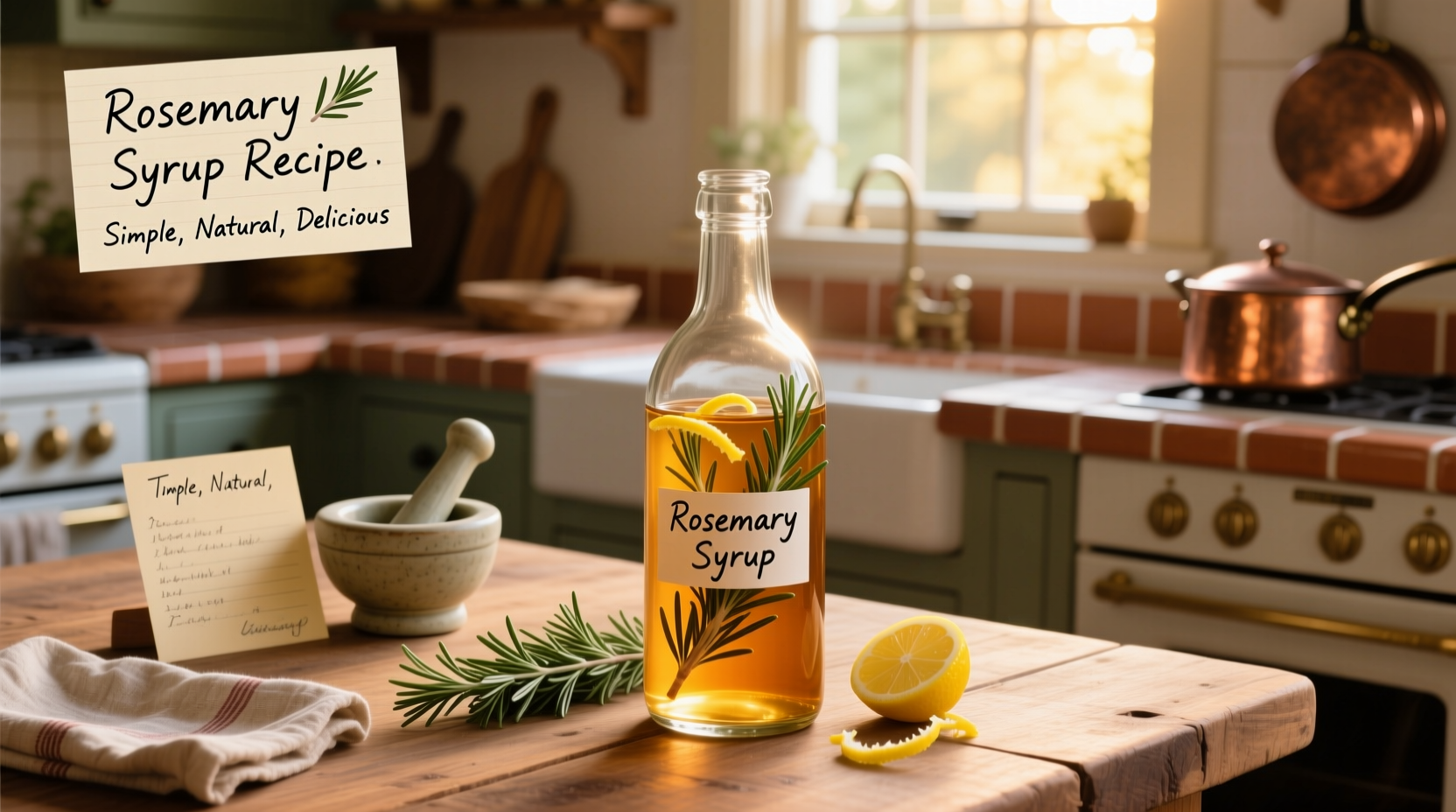 how to make rosemary syrup